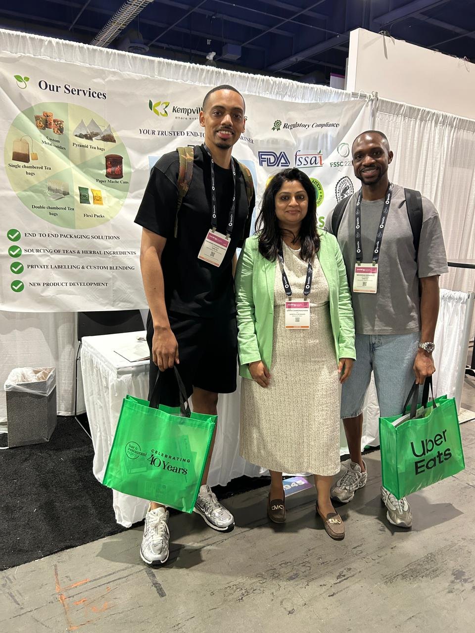 Kempville Beverages stand at the World Tea Expo
