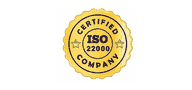 ISO 22000 Certified Company